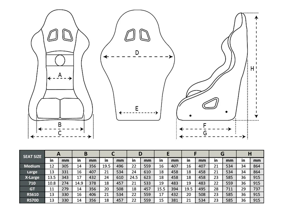 Prisma FIA Competition Full Halo NRG Carbon Seat