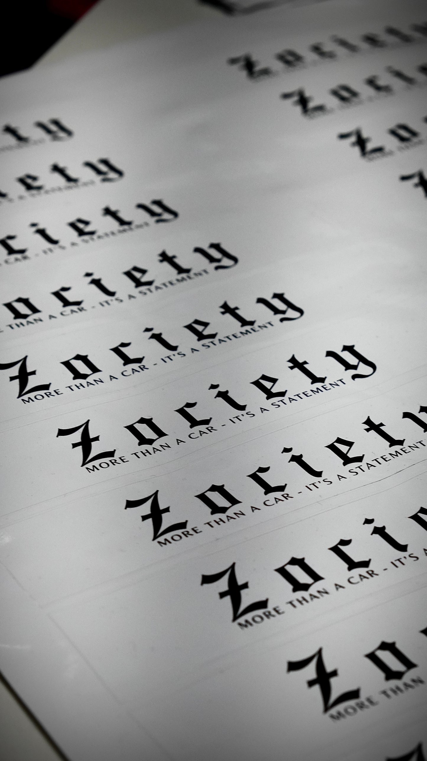Zociety Statement Sticker