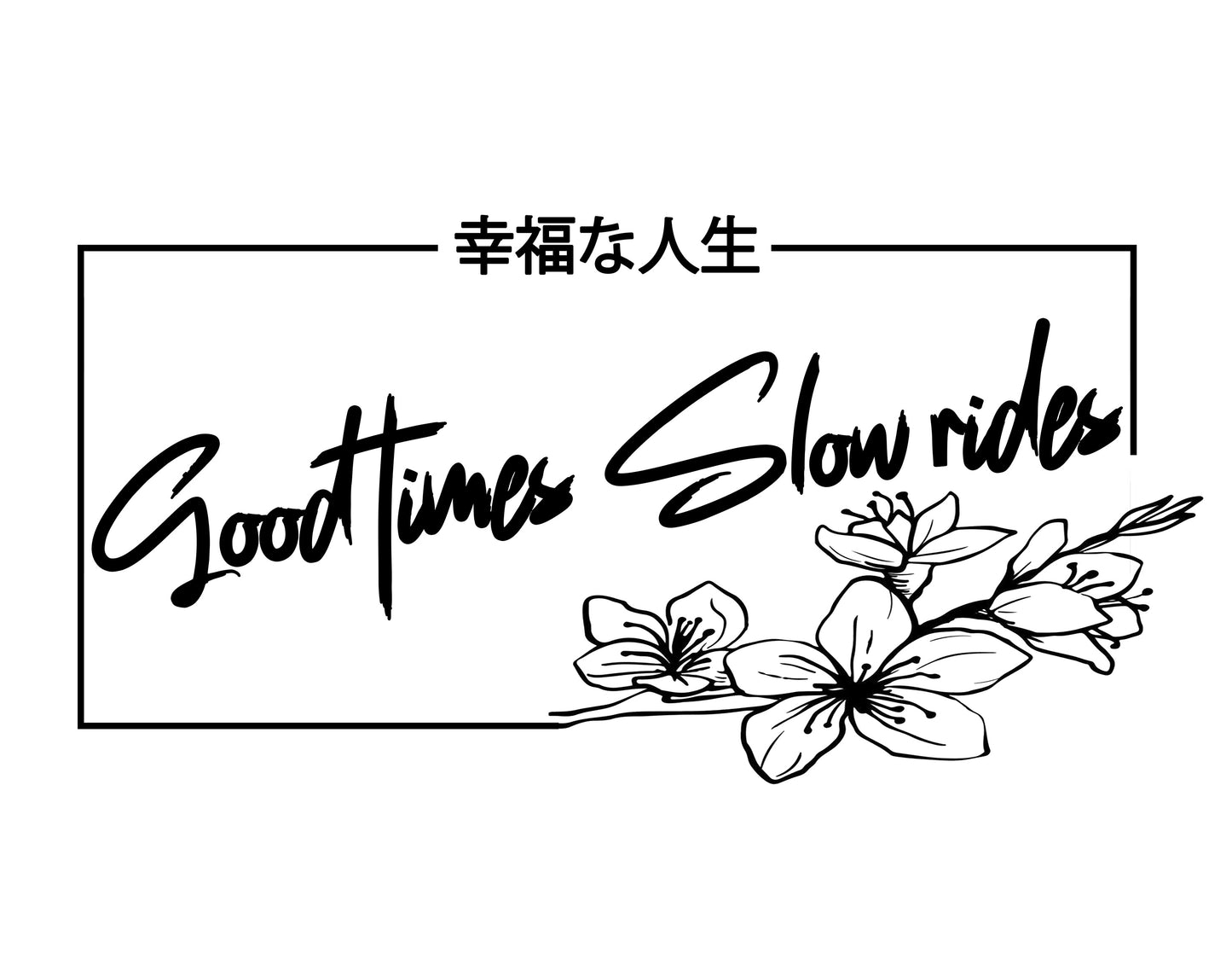 Good Times XL Rear Window Sticker