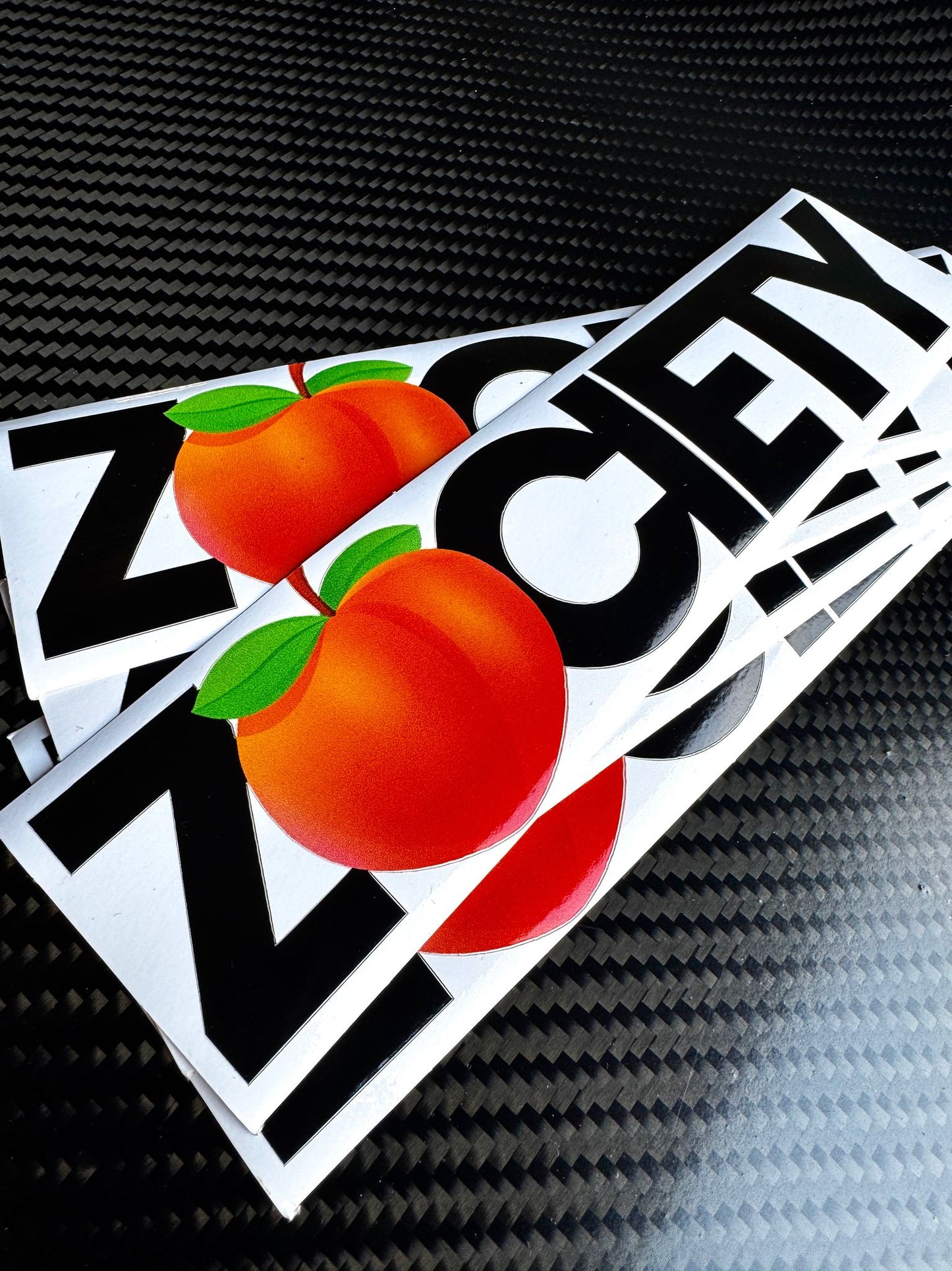 Zociety Peach Sticker