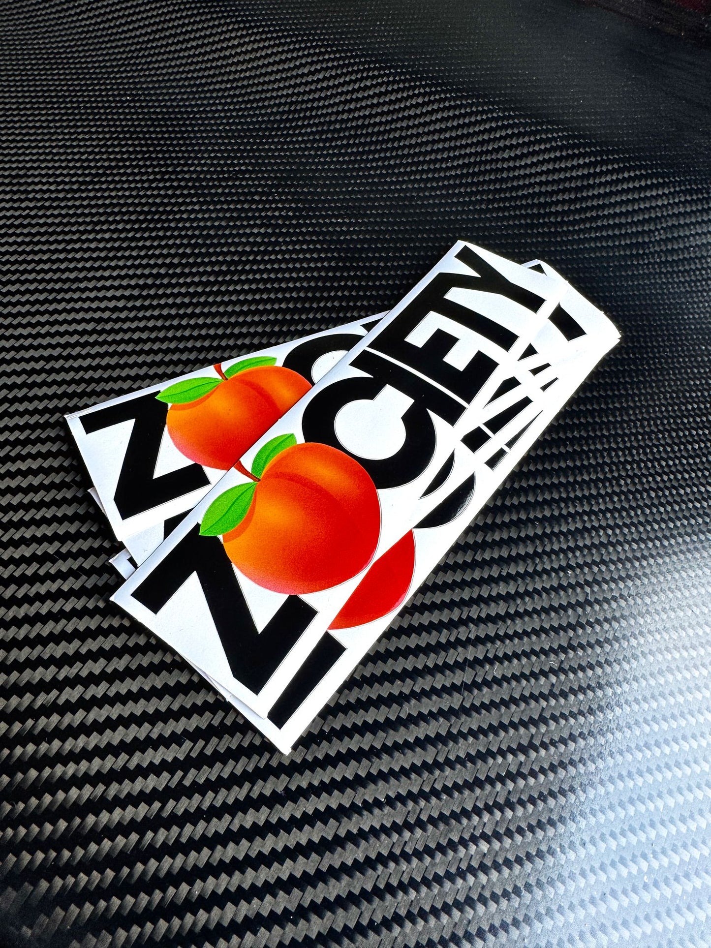 Zociety Peach Sticker