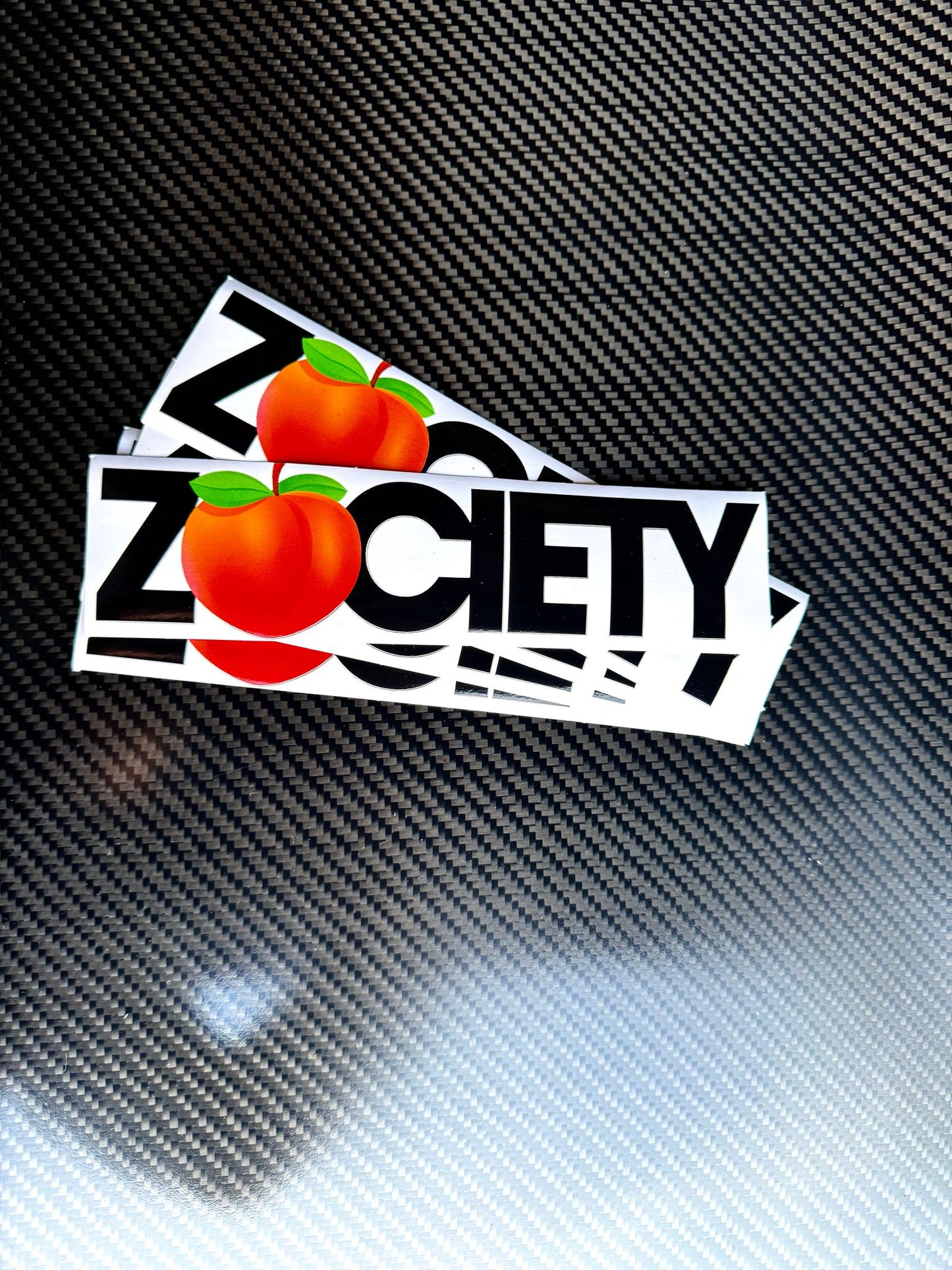 Zociety Peach Sticker