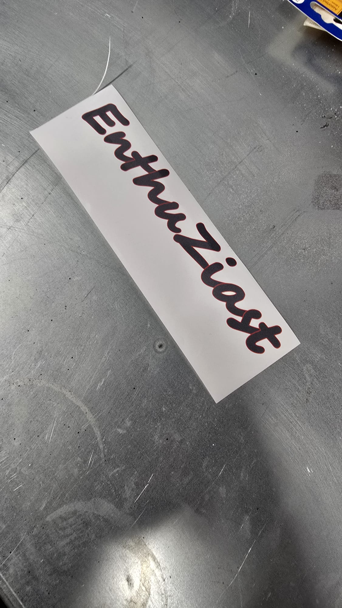 EnthuZiast Sticker