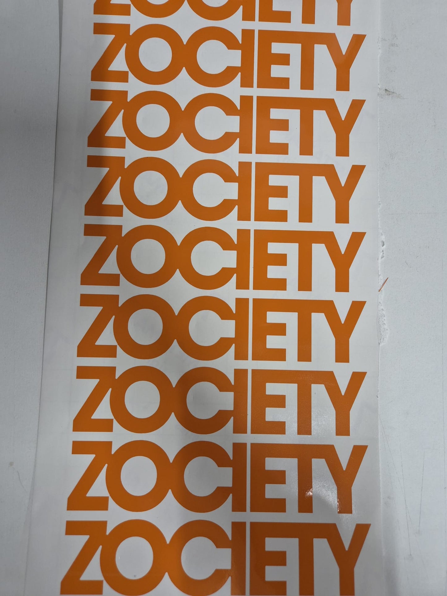 Small Zociety Logo Sticker