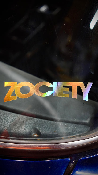 Small Curved Zociety Sticker