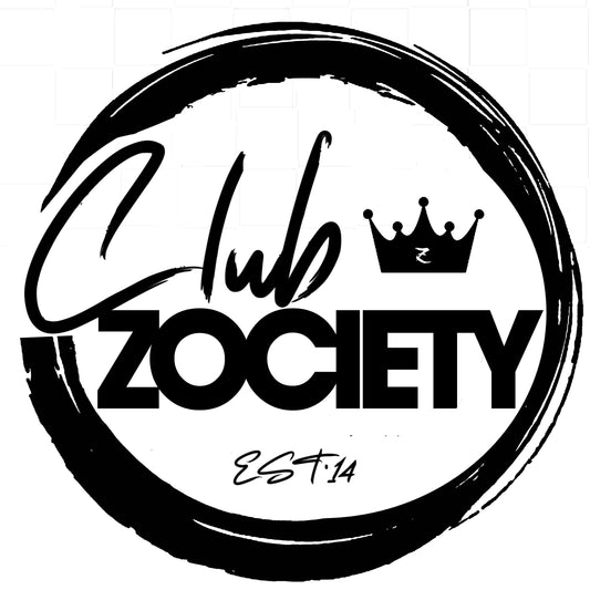 Club Zociety XL Rear Window Sticker