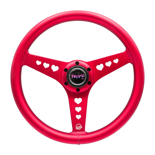 Aluminium Steering Wheel - Heart CutOut