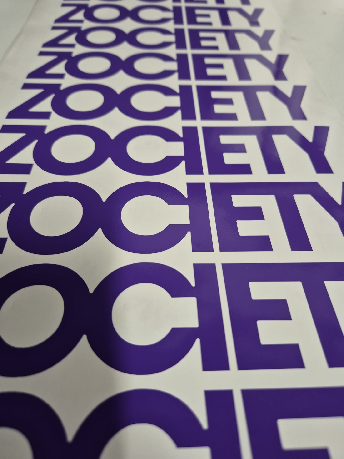 Small Zociety Logo Sticker