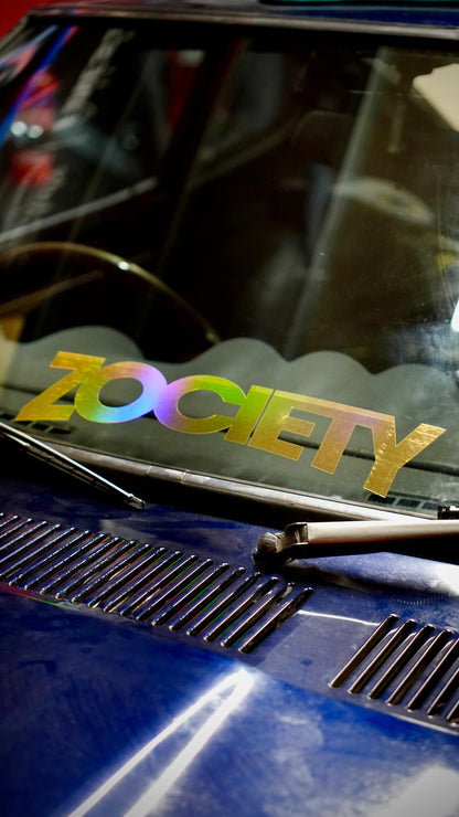 Large Curved Zociety Sticker
