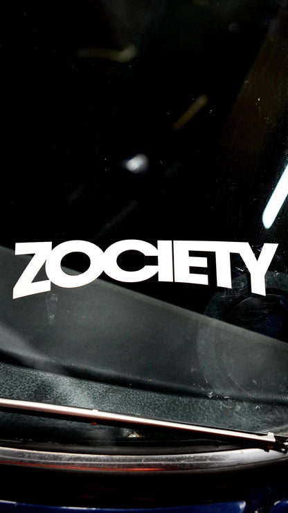 Small Curved Zociety Sticker