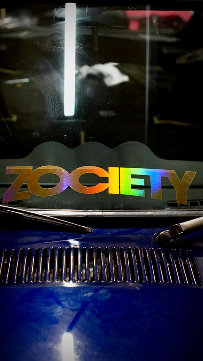 Large Curved Zociety Sticker